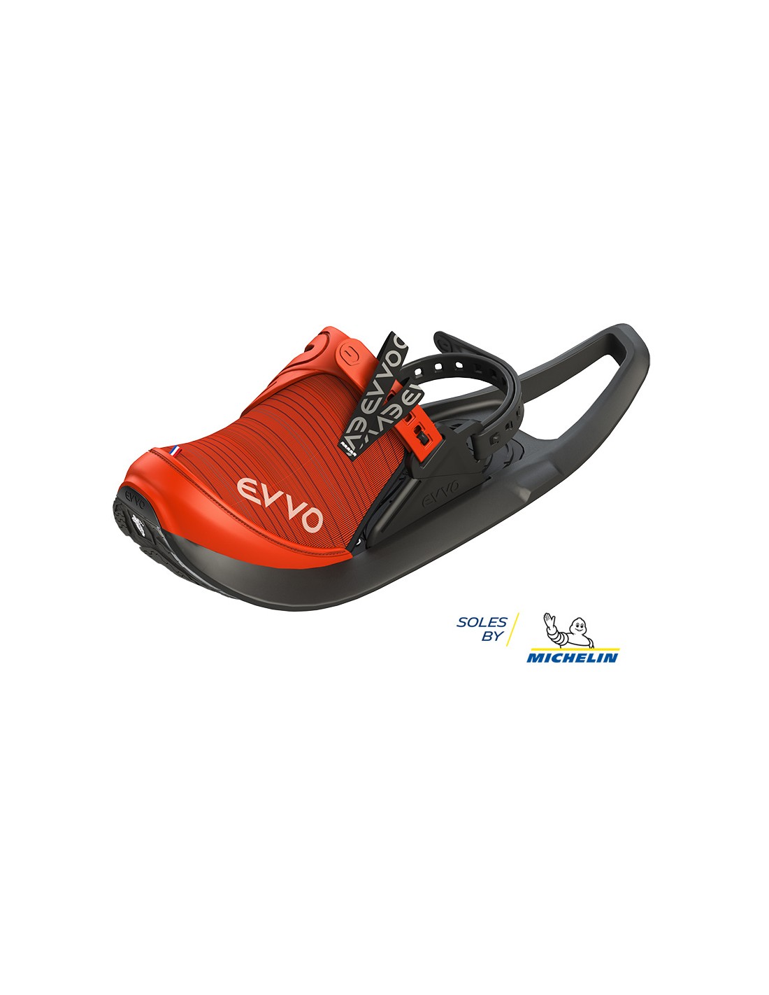 Evvo Snowshoes Pro Cloutées Rouge Raquettes à neige : Snowleader